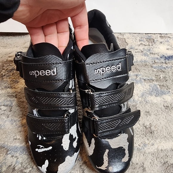Speed Black Camo Cycling Shoes Unisex Size EU 39 New - Picture 14 of 16